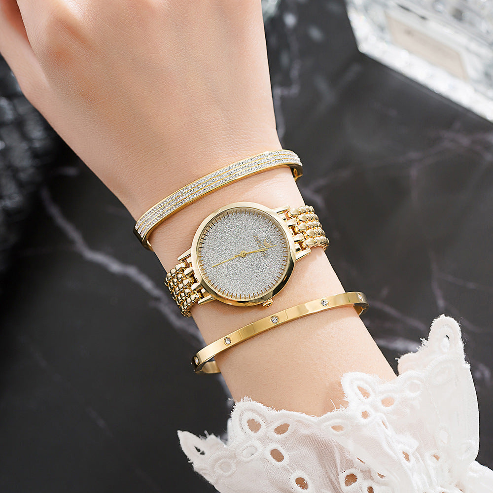 Luxury Watch Set Women's Gold Watch Set