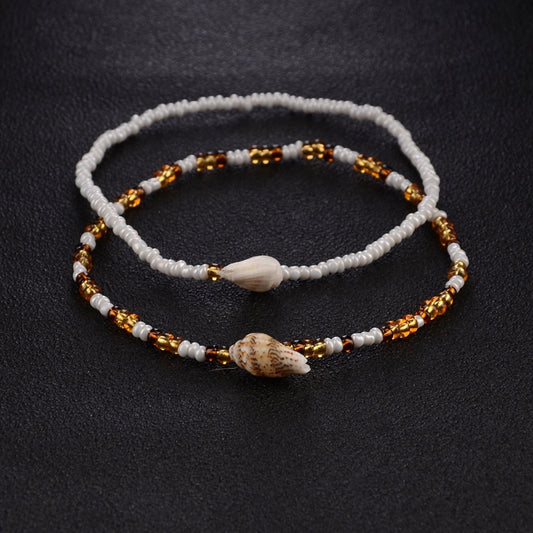 Ladies Beach Shell anklet