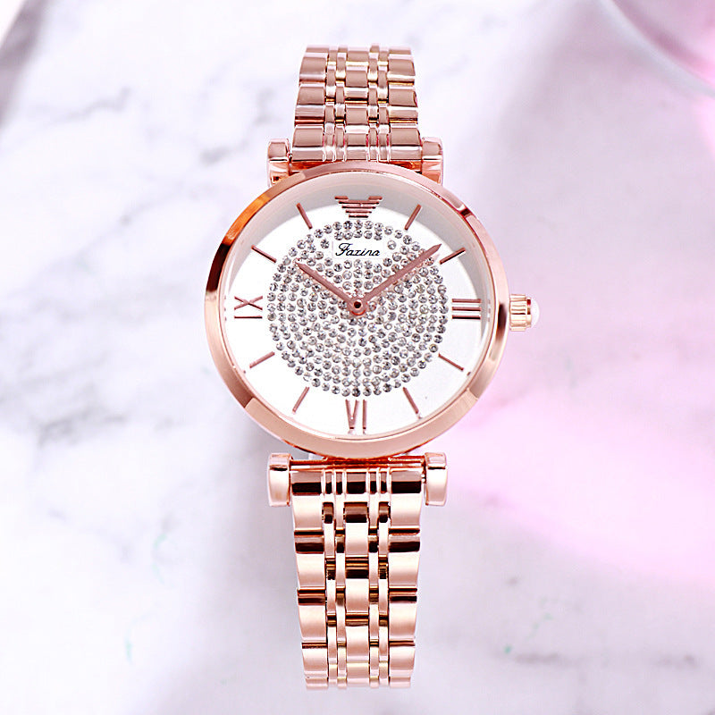 Watch Jewelry Necklace Full Of Star Watch Electronic Watch Set