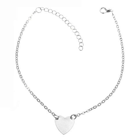 ladies Heart shaped Anklet