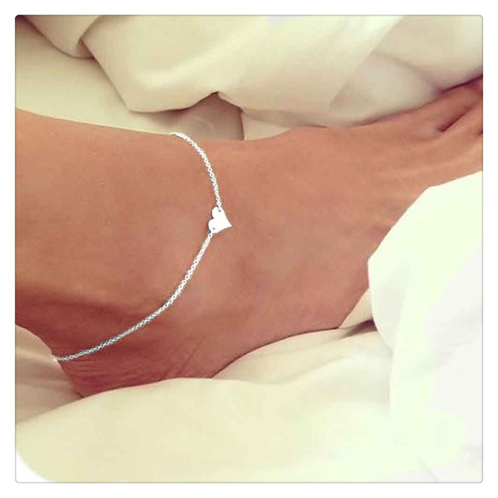 ladies Heart shaped Anklet