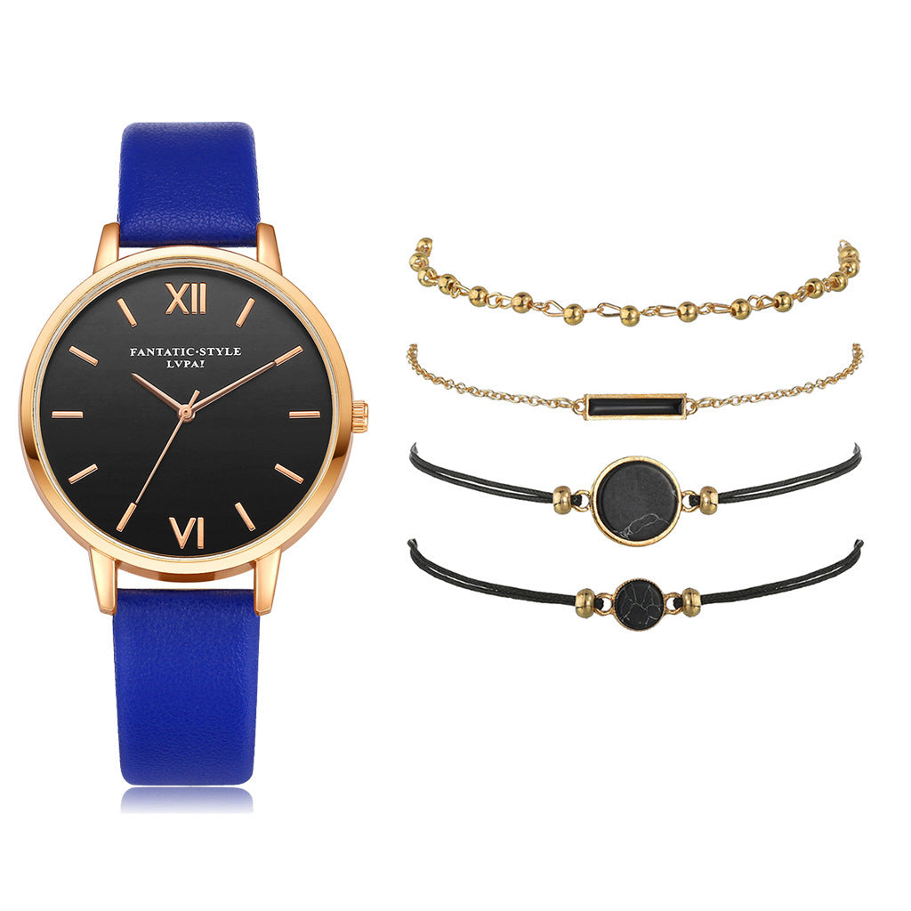 Ladies Watch Strap Alloy Quartz Watch Gift Set