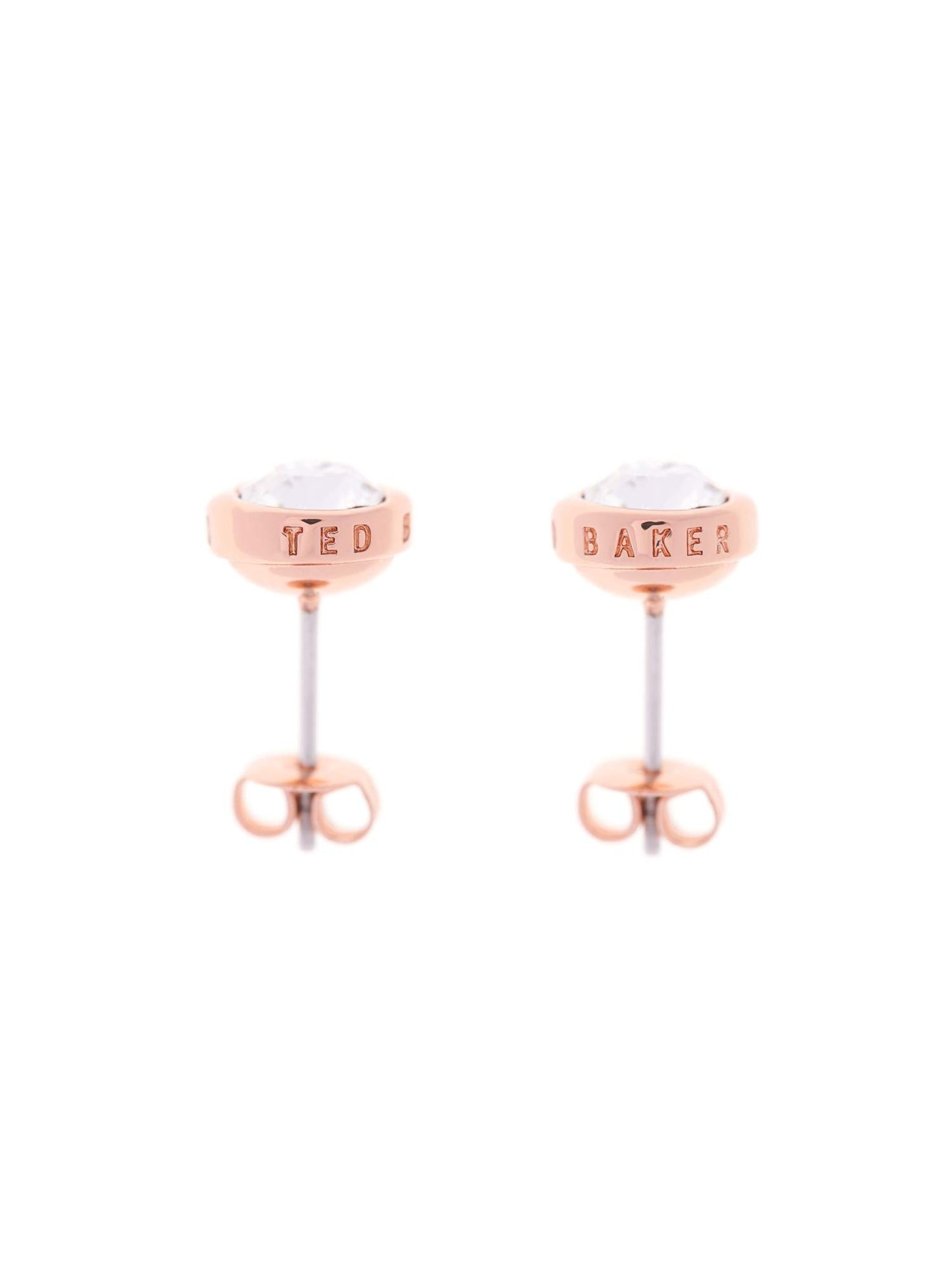 Ted Baker Sinaa Crystal Stud Earrings - Silver or Rose Gold Tone Options