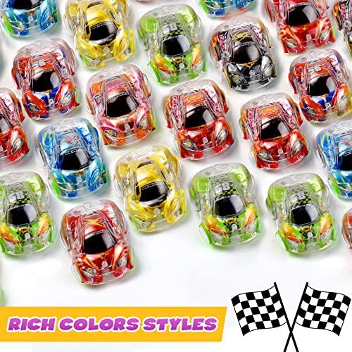 24Pcs Toy Cars Mini Pull Back Cars, Party Bag Fillers for Kids, Mini Racing Car Pinata Game Prizes Xmas Christmas Eve Box Stocking Fillers Kids Birthday Party Favours Gifts Toys for Boys Girls Toddler