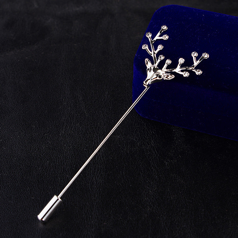 Men's Small Brooch Pin Stylist Wedding Special Events