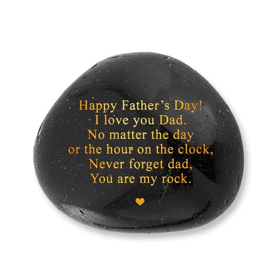 Unique Fathers Day Gifts for Men - Engraved Father's Day Gifts for Dad from Son - Heart-Warming You are My Rock Fathers Day Gifts from Daughter - Gifts for Men Who Have Everything - Dad Gifts for Him
