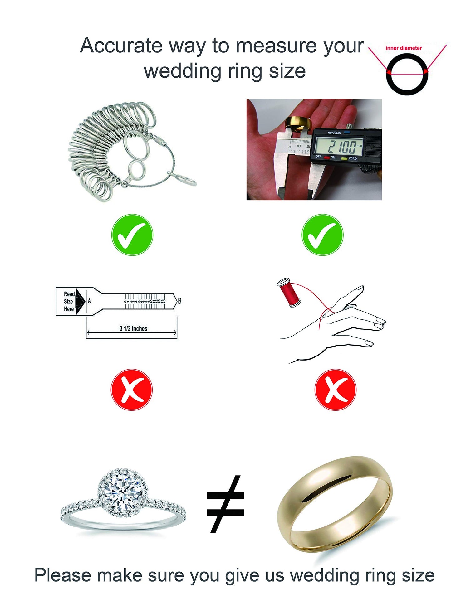 Men Wedding Band Engagement Ring Titanium Ring Dome Shape Promise Ring 6mm Size T 1/2