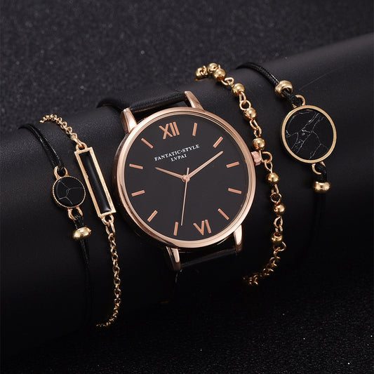 Ladies Watch Strap Alloy Quartz Watch Gift Set