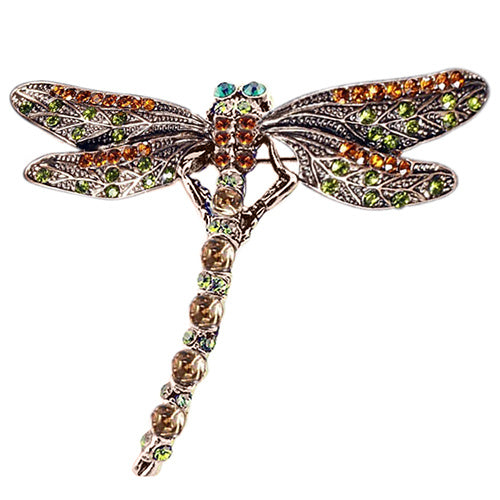 Vintage dragonfly brooch Elegant Wedding Gift Birthday & More