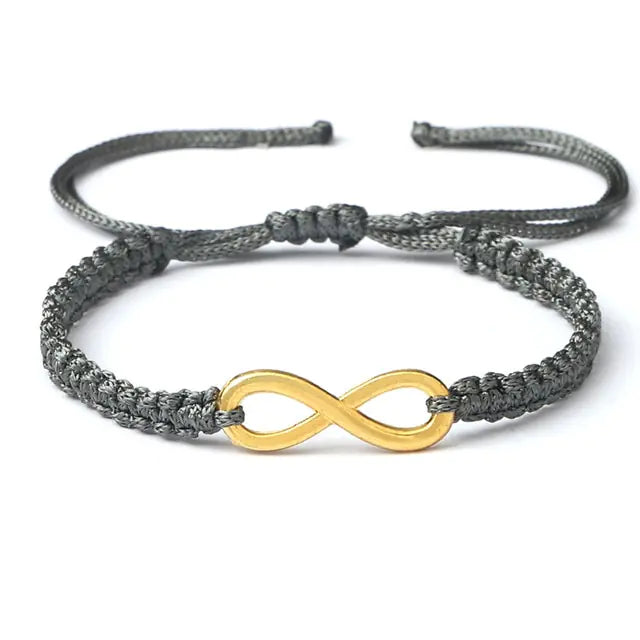 Men Infinity Charm Couple Bracelet